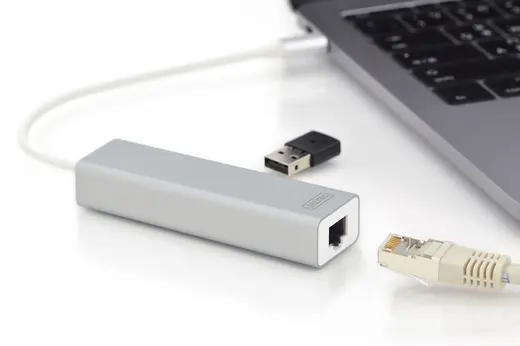 DIGITUS DA-70255 3 PORT USB TYPE C 3.0 HUB + ETHERNET PORT görseli 4