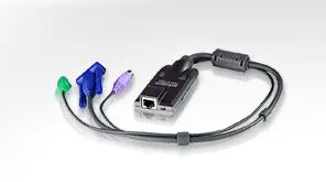 ATEN ATEN-KA9520 PS/2 KVM Adaptörü (CPU Modül), maksimum mesafe 40 metre PS/2 VGA KVM Adapter