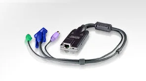 ATEN ATEN-KA9520 PS/2 KVM Adaptörü (CPU Modül), maksimum mesafe 40 metre PS/2 VGA KVM Adapter