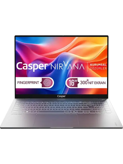 Casper Nirvana S200 300NIT X750.1342-8E00T-G-F i5-13420H 8GB 500GB SSD 16" W11 Home Notebook görseli 1