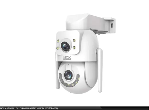 INOX-X116 DUAL LENS DIŞ ORTAM WİFİ PT KAMERA