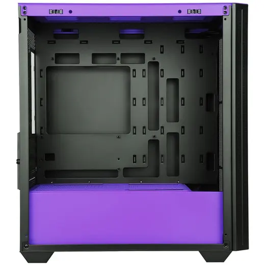 POWERBOOST PB-P2252BP 4-ARGB Fanlı Gaming Mid-Tower PC Kasası Mor-Siyah görseli 4