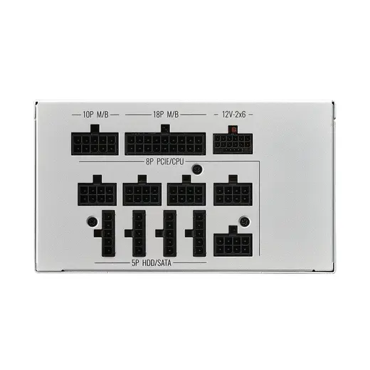 COLERMASTER 1050W 80+ GOLD MWE V2 MPE-A501-AFCAG-3EGEU Tam Modüler Power Supply Beyaz görseli 3