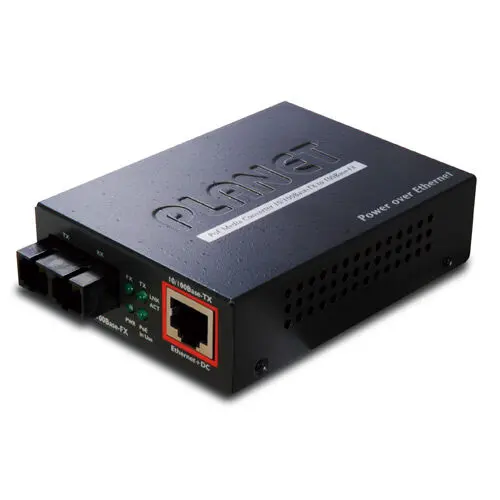 PLANET PL-FTP-802 100Base-FX TO10/100Base-TX PoE MEDIA CONVERTER