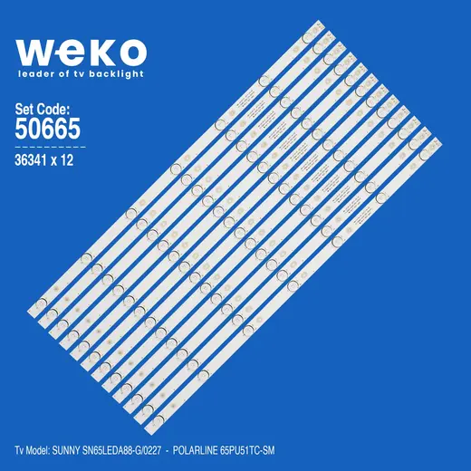 WKSET-5665 36341X12 MS-L2143 V3 12 ADET LED BAR