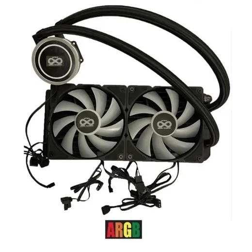 AZTECH 240mm LIQUID COOLING AZ240-1B ARGB Sıvı Soğutmalı AM5-1851p İşlemci Fanı görseli 1