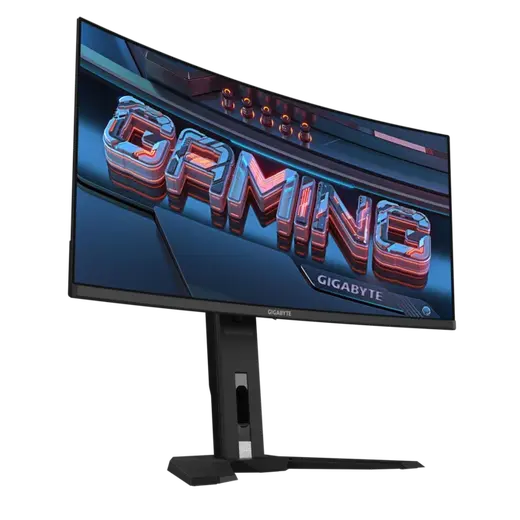 GIGABYTE 34" QD-OLED MO34WQC2 0.03MS 240HZ Kavisli Gaming Monitör 3440x1440 görseli 1