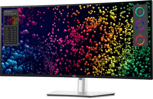 DELL 40" IPS ULTRASHARP U4025QW 5MS 120HZ HDMI-DP Thunderbolt 4 Kavisli Monitör 5120X2160 görseli 5