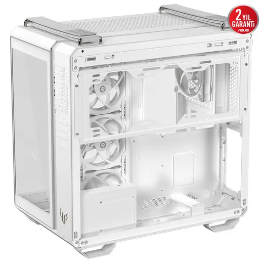 ASUS TUF GAMING GT502 HORIZON Gaming Mid-Tower PC Kasası Beyaz / 90DC0093-B19010 görseli 5