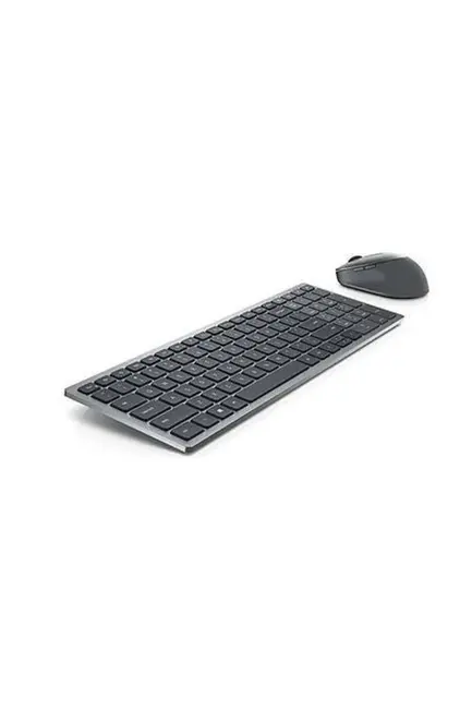 DELL Q TR KM7120W 580-AIWJ Çoklu Cihaz Kablosuz Titanyum Gri Klavye Mouse Set görseli 1