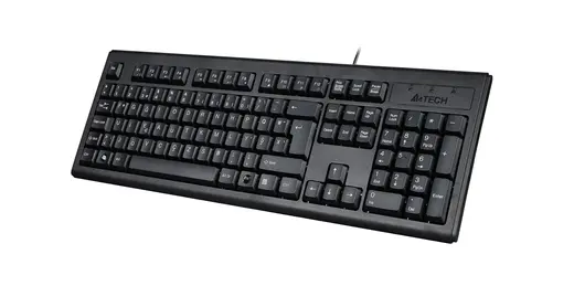 A4 TECH KM-720 USB F KLAVYE KABLOLU SIYAH görseli 3