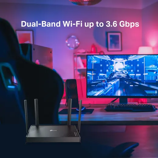 TP-LINK ARCHER BE220 WIFI7 BE3600 Ev Ofis Tipi Router görseli 5