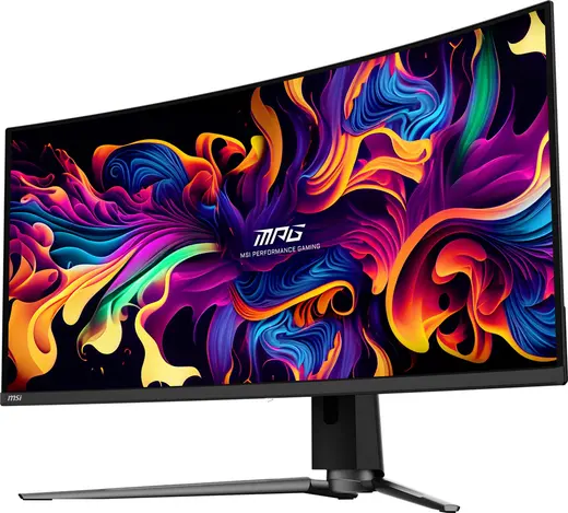 MSI 34" MPG 341CQPX QD-OLED 0.03MS 240HZ HDMI-DP Kavisli Gaming Monitör 3440x1440 görseli 1