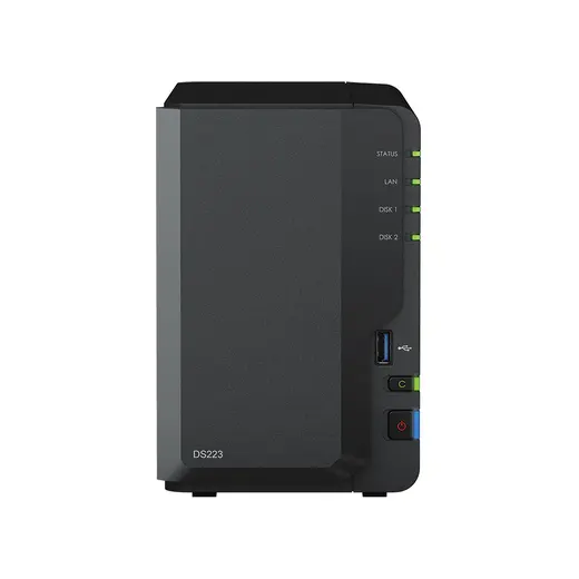 SYNOLOGY 2diskli Realtek QC-2GB RAM-Gigabit Nas Server DS223 görseli 6