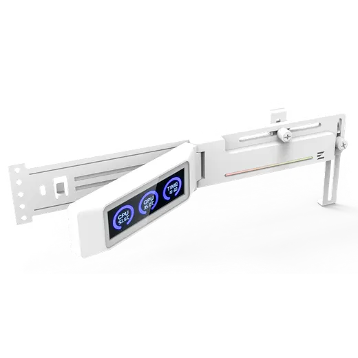 ZALMAN ZM-VS3 DS White Dijital göstergeli Ekran Kartı Destek Aparatı görseli 2