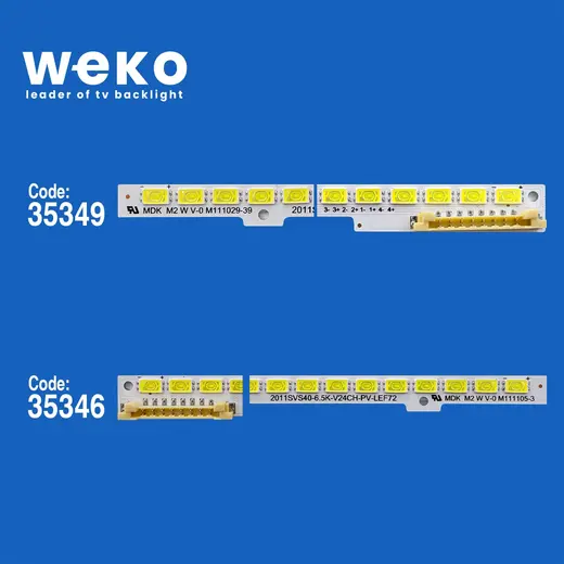 WKSET-5333 35349X1 35346X1 2011SVS40_6.5K_V2_4CH_PV 2 ADET LED BAR (72LED) alternatif görünüm