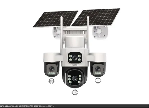 INOX-X24 4G SOLAR ESİM 6 MOTOR 3PT KAMERA