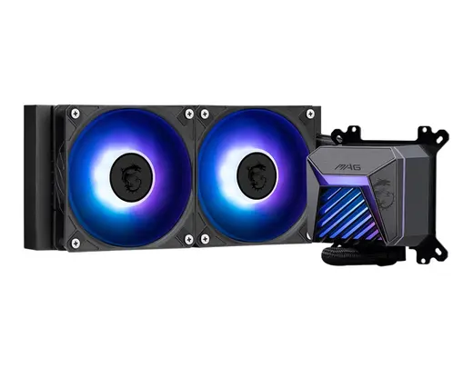 MSI 240mm MAG CORELIQUID A15 240 ARGB AM5-1851p Sıvı Soğutmalı İşlemci Fanı görseli 5