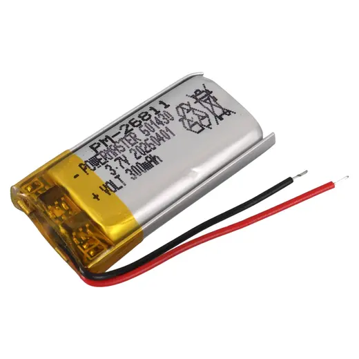 POWERMASTER 601430 3.7 VOLT 300 MAH LİTYUM POLİMER PİL alternatif görünüm