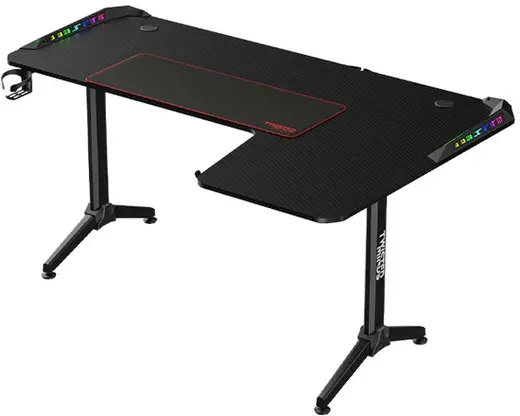 TWISTED Minds L Şekilli RGB Sağ Oyuncu Masası Siyah TM-Y-RB-RGB alternatif görünüm