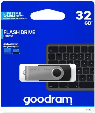 GOODRAM 32GB UTS2-0320K0R11 Usb 2.0 Bellek görseli 1