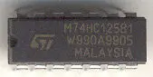SCHUKAT 74HC125 3-STATE QUAD BUS BUFFER