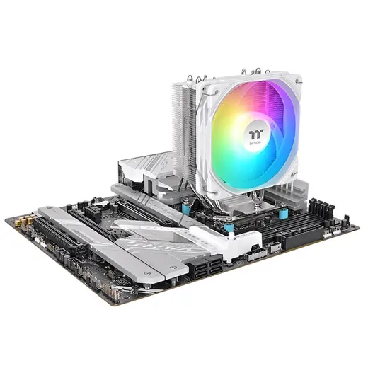 THERMALTAKE UX400 CL-P143-AL12SW-A ARGB AM5-1851p Hava Soğutmalı İşlemci Fanı Beyaz görseli 2