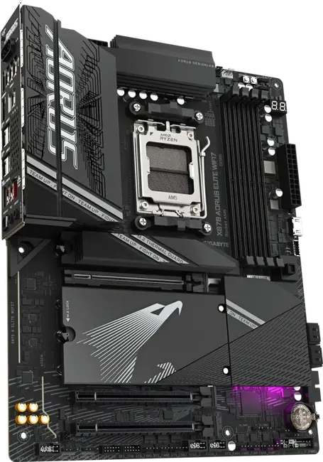 GIGABYTE X870 AORUS ELITE WIFI7 DDR5 HDMI-DP TYPEC PCIE 5.0 AM5 ATX görseli 4