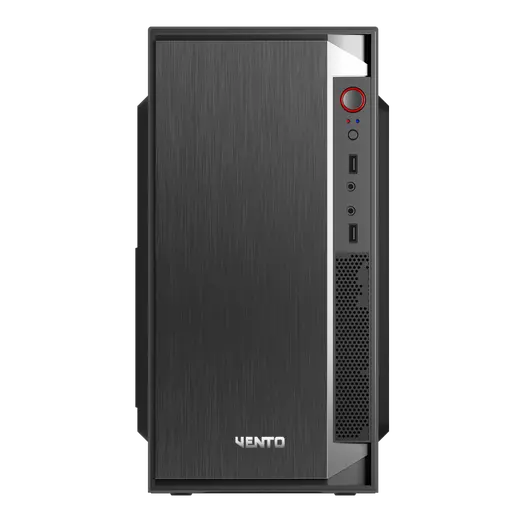 VENTO 350W VS119S Standart Micro ATX PC Kasası Siyah görseli 2