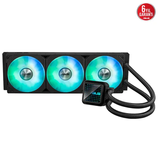ASUS 360MM PRIME LC 360 ARGB AM5-1851p Sıvı Soğutmalı İşlemci Fanı / 90RC0101-B0EAY0 görseli 3