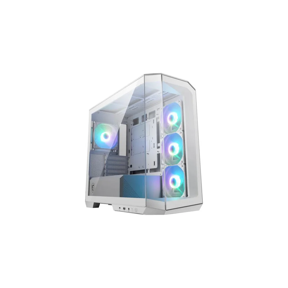 MSI MAG PANO M100R PZ ARGB Micro ATX Beyaz Mid Tower Kasa PSU YOK