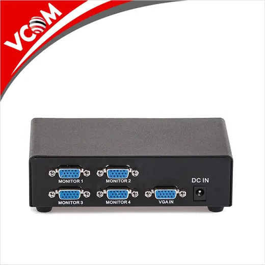 Vcom DD134 1-4 Port 350MHZ Metal Vga Splitter alternatif görünüm