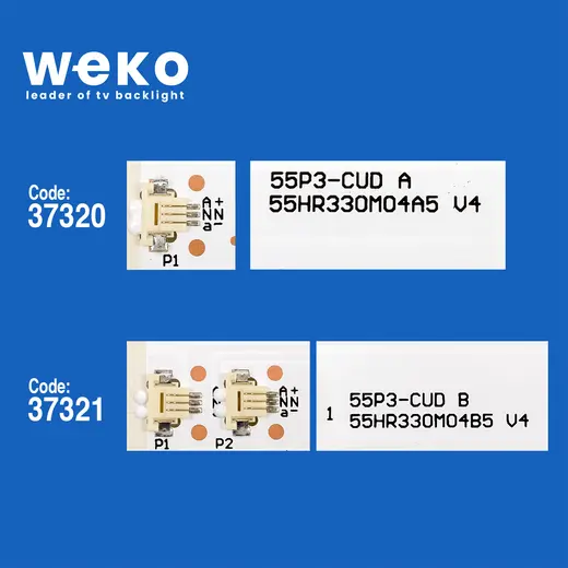 WKSET-6652 37320X8 37321X1 GIC55LB87/88_3030F 2.1_V0.1_20170118 9 ADET LED BAR alternatif görünüm