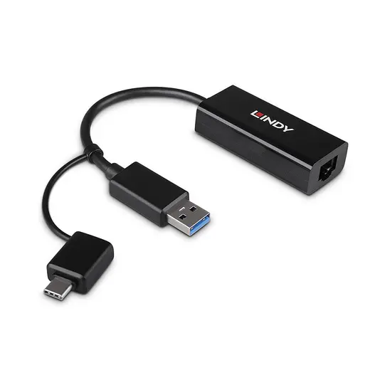 LINDY LIN-43412 USB 3.2 Gen 1 Gigabit Ethernet Çevirici USB 3.2 Gen 1 Gigabit Ethernet Converter görseli 4