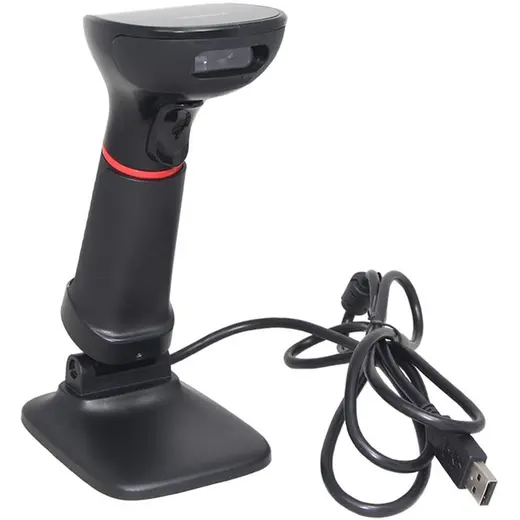 SUNLUX XL-3610 2D KAREKOD KABLOLU USB BARKOD OKUYUCU + AYAK görseli 3