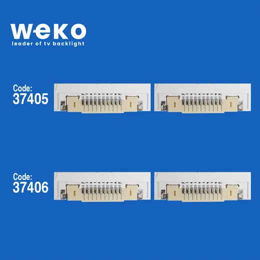 WKSET-6744 37405X1 37406X1 V5LE-550SMA/B 2 ADET LED BAR (88LED) ÇİFT SOKET alternatif görünüm