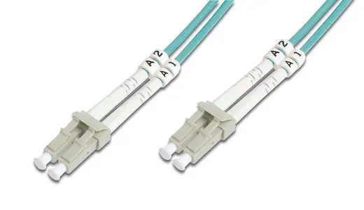 DIGITUS DK-2533-02/3 LC-LC Fiber Optik Patch Kablo, 2 metre, Multimode, Duplex, 50/125, OM3