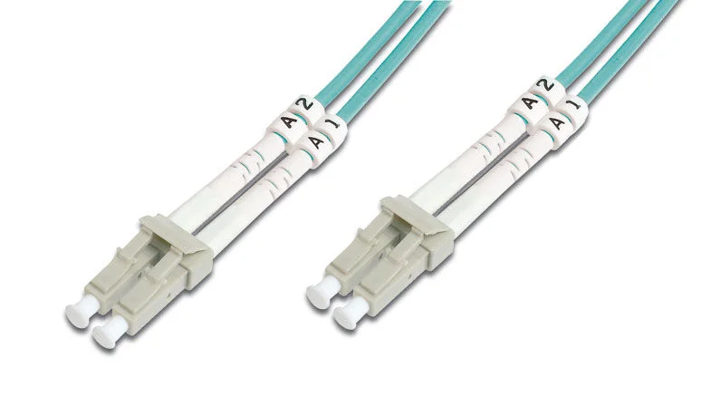 DIGITUS DK-2533-02/3 LC-LC Fiber Optik Patch Kablo, 2 metre, Multimode, Duplex, 50/125, OM3
