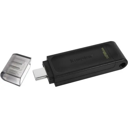 Kingston 128G DT70 Usb-C DT70/128GB alternatif görünüm