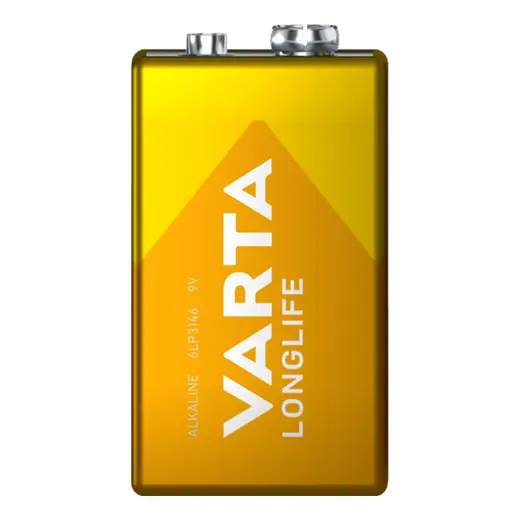 VARTA LONGLIFE POWER 9 VOLT ALKALİN PİL (TEKLİ PAKET FİYATI) alternatif görünüm