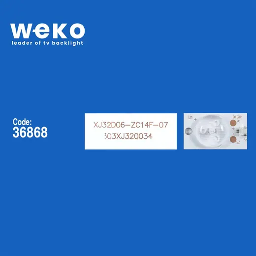 WKSET-6078 36868X3 XJ32D06-ZC14F-07 303XJ320034 3 ADET LED BAR alternatif görünüm