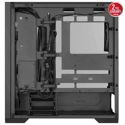 Asus TUF GAMING GT302 Siyah Temperli Cam EATX Mid Tower Fanlı ARGB Kasa görseli 7