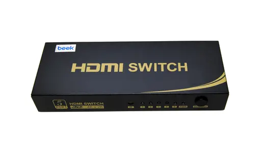 BEEK BS-VSW-HD51UH 5 Port Ultra HD 4K HDMI Switch, 5 giriş - 1 çıkış, uzaktan kumandalı, 4K2K görseli 2