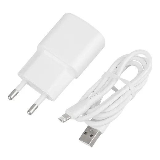 WEKO WK-21437 IP 2.1 AMPER ŞARJ BAŞLIK ADAPTÖRÜ + LIGHTNING KABLO (NO:3) görseli 4
