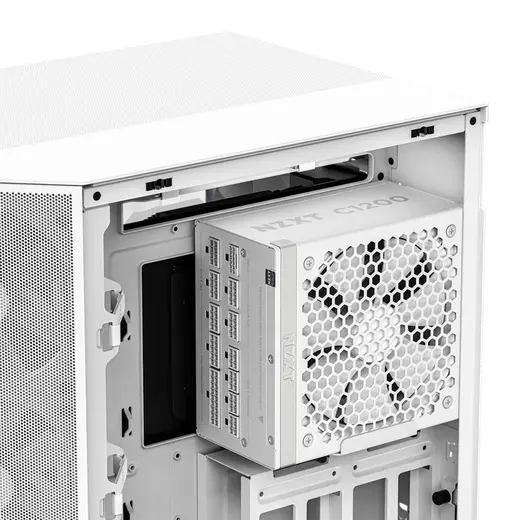 NZXT 1200W 80+ GOLD C1200 PA-2G2BW-EU Tam Modüler Power Supply Beyaz görseli 1