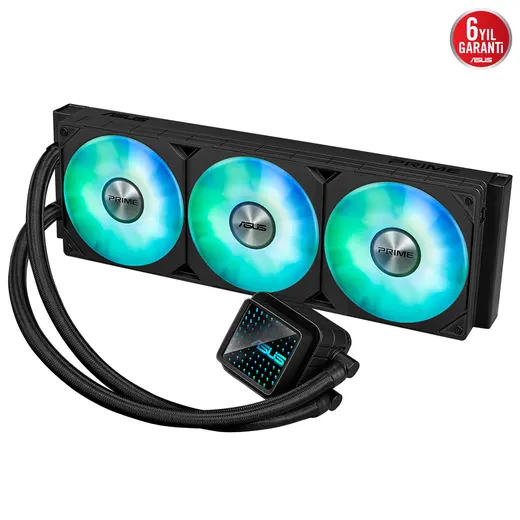 ASUS 360MM PRIME LC 360 ARGB AM5-1851p Sıvı Soğutmalı İşlemci Fanı / 90RC0101-B0EAY0 görseli 4