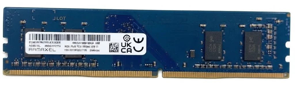 RAMAXEL 8GB DDR4 3200MHZ CL22 PC RAM Kutusuz NFFB220400E