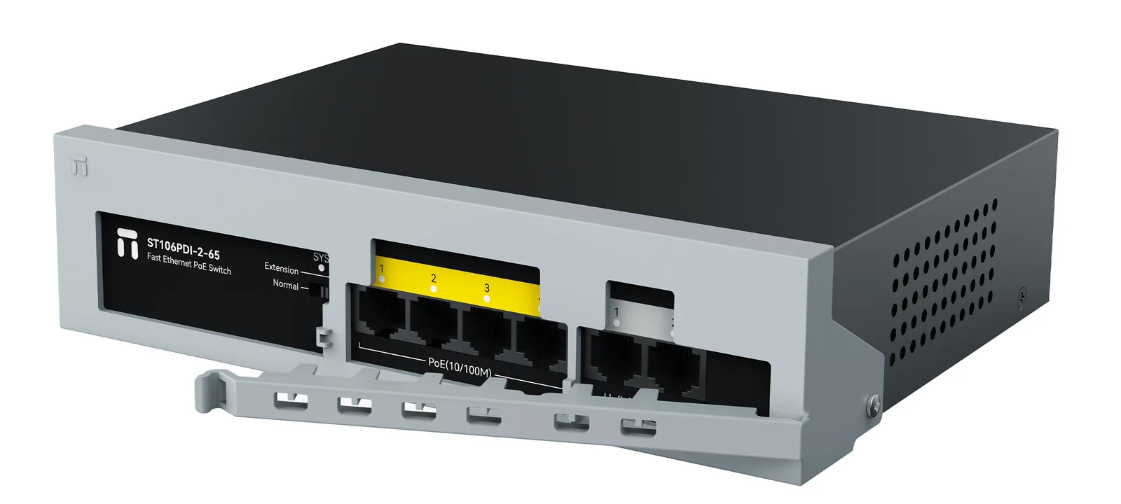 STONET 6port PoE 65W 2-Uplink 10/100 Yönetilemez Switch ST106PDI-2-65