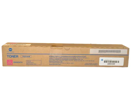 Minolta TN-221 Orjinal Lower Kırmızı Toner Bizhub C-227 C-287 A8K335H