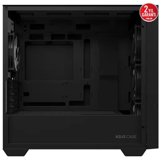 Asus A21 PLUS Siyah Temperli Cam mATX Mid Tower Fanlı ARGB Kasa görseli 7
